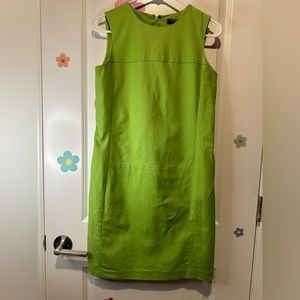 Lauren Ralph Lauren Sleeveless Green Midi Dress